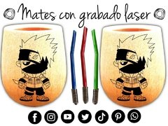 NARUTO PERSONAJES MATES CON GRABADO LASER PERSONALIZADOS REGALOS DE CUMPLEAÑOS en internet