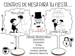 Imagen de CENTROS DE MESA PARA TU FIESTA EN FIBROPLUS WEDDING BODA