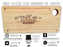 TABLAS CON GRABADO DE LOGOS EMPRESARIALES E INSTITUCIONALES