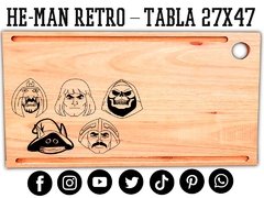 HE-MAN DIBUJOS RETRO- TABLON DE ASADO - REGALOS ORIGINALES Y UTILIZABLES - comprar online