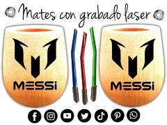 MESSI FUTBOL SELECCION ARGENTINA MATE CON GRABADO LASER REGALOS ORIGINALES en internet