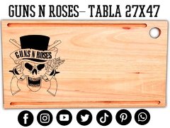 Imagen de GUNS N ROSES - TABLON DE ASADO - REGALOS - GRABADO LASER