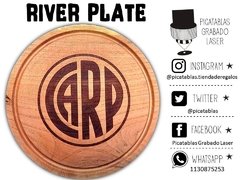 Imagen de PLATO DE ASADO DE RIVER PLATE DISEÑO CARP