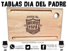 DIA DEL PADRE REGALOS CORPORATIVOS TABLA DE ASADO PICADAS Y MERIENDAS CON GRABADO LASER DE LOGOS - comprar online