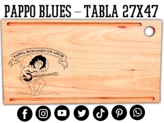 PAPPO BLUES ROCK - TABLON DE ASADO PARA REGALOS DE CUMPLEAÑOS