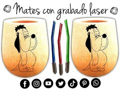 Imagen de DROPPY RETRO DIBUJOS ANIMADOS MATE GRABADO LASER REGALOS CUMPLEAÑOS