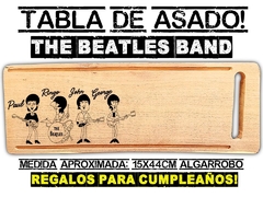 THE BEATLES TABLA DE ASADO GRABADO LASER REGALOS DE CUMPLEAÑOS en internet