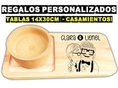 Tablas personalizadas para casamientos tabla de picada asado meriendas - comprar online