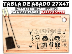 Harry Potter tabla de asado grabado laser regalos de cumpleaños parrilla asado amigos