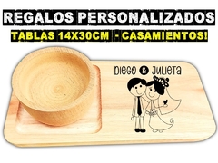 Tabla de picada meriendas asado o desayunos con grabado laser personalizados - PICATABLAS GRABADO LASER