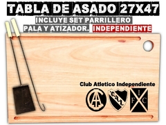 Independiente tabla de asado con grabado laser regalos para cumpleaños asado parrilla en internet