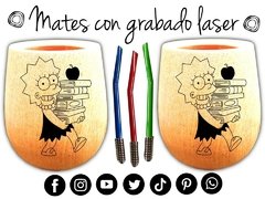 SIMPSONS LISA MATE CON GRABAO LASER REGALOS ORIGINALES en internet