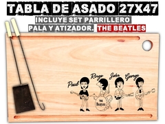 The Beatles tabla de asado con grabado laser regalos de cumpleaños asado parrilla rock en internet