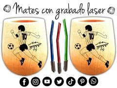 MARADONA FUTBOL ARGENTINA MATE CON GRABADO LASER REGALOS ORIGINALES - tienda online