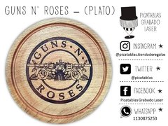 PLATO DE ASADO REDONDO: GUNS N' ROSES - comprar online