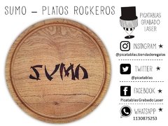 PLATO DE ASADO REDONDO: SUMO - TABLAS ROCKERAS en internet