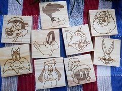 Posavasos x 10u. Looney Tunes. en internet