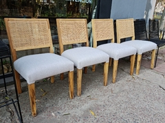 Sillas Vestidas con esterilla americana en internet