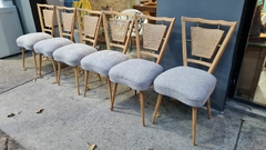 sillas escandinavas con esterilla - Deco Todo Vuelve
