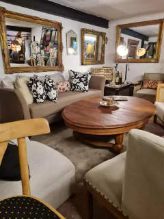 Mesa baja ovalada - tienda online