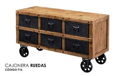 Cajonera baja con Ruedas