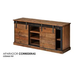 Aparador con correderas Rusticas