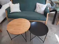 Mesas bajas redondas - tienda online