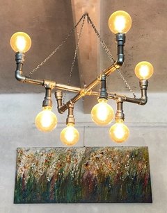Araña Industrial 8 Luces - comprar online