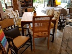 Mesa en hierro y madera