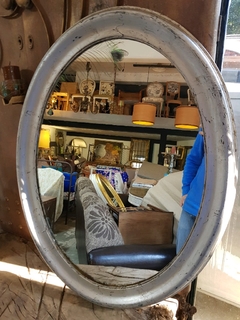 Espejo Ovalado gris