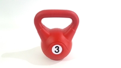 Pesas Rusas 3 Kg Pvc Rellenas Funcional Gym Calidad Colores - MasPlanet