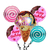 Kit De 5 Globos Metalicos Helados B