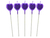 Velas Metalicas Para Pastel de Corazón 12pz - tienda en línea