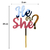 Cake Topper He or She Gender Reveal - ElReyRaton