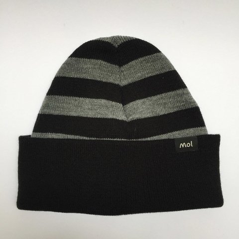 Beanie Lanín con rayas