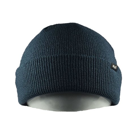 Gorro de Lana (Beanie) Liso Grueso Doble Largo Nº4