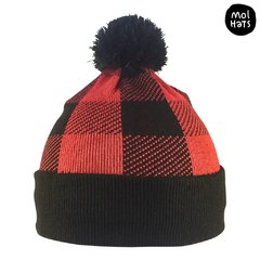 Gorro de Lana (Beanie) Escocés con Pompón - comprar online