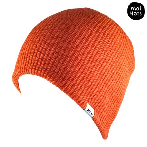 Gorro de Lana (Beanie) Liso Grueso Doble Medio Nº3