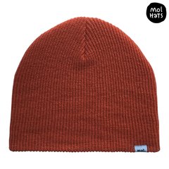 Gorro de Lana (Beanie) Liso Grueso Doble Medio Nº3