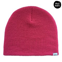 Gorro de Lana (Beanie) Liso Grueso Doble Medio Nº3 - tienda online