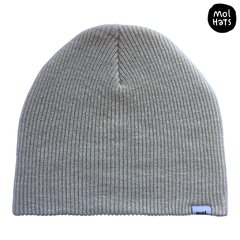 Gorro de Lana (Beanie) Liso Grueso Doble Medio Nº3