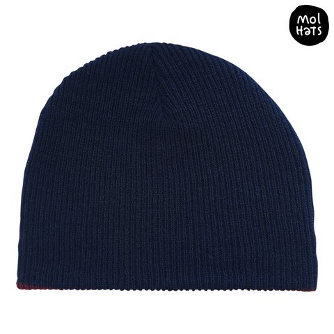 Gorro de Lana (Beanie) Corto Nº2 REVERSIBLE