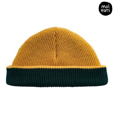 Gorro de Lana (Beanie) Corto Nº2 REVERSIBLE