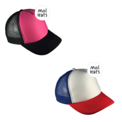Gorra Trucker Niños 2 ó 3 Colores
