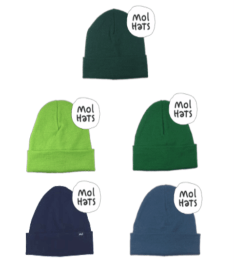 Gorro de Lana (Beanie) AJUSTADO Liso tipo Rocky Doble Largo