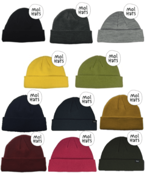 Gorro de Lana (Beanie) Liso Grueso Doble Largo Nº4
