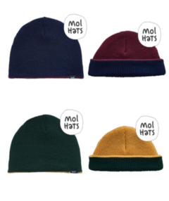 Gorro de Lana (Beanie) Corto Nº2 REVERSIBLE