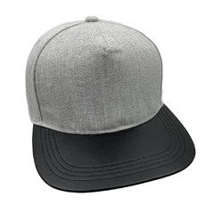 Gorra Snapback Visera Cuerina Texturada/ Snap Trucker Visera Corcho - comprar online