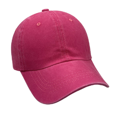 Gorra Clásica de Denim Lavado (tipo Gastado) 1 Color Pleno