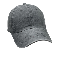 Gorra Clásica de Denim Lavado (tipo Gastado) 1 Color Pleno en internet